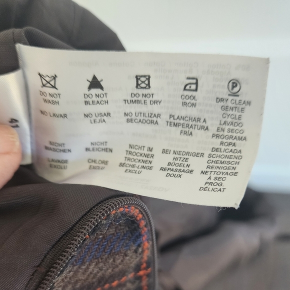 ESPRIT Plaid Wool Blend Skirt, 6 - Picture 5 of 7